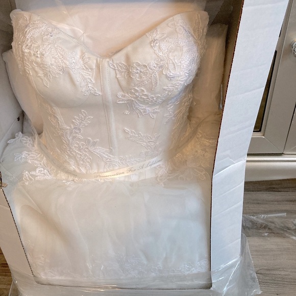 David's Bridal Dresses Davids Bridal Corset Ball Gown Wedding Dress